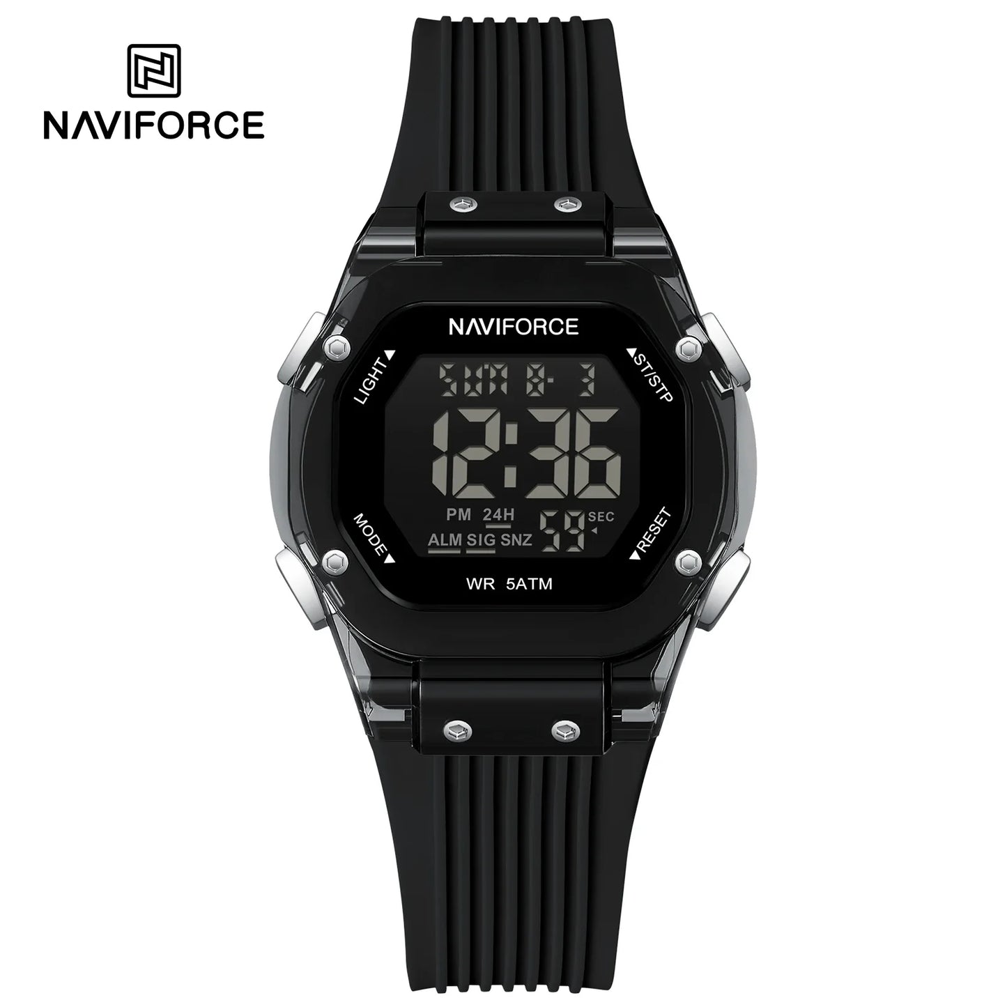 NAVIFORCE-6114-Popular waterproof electronic watch