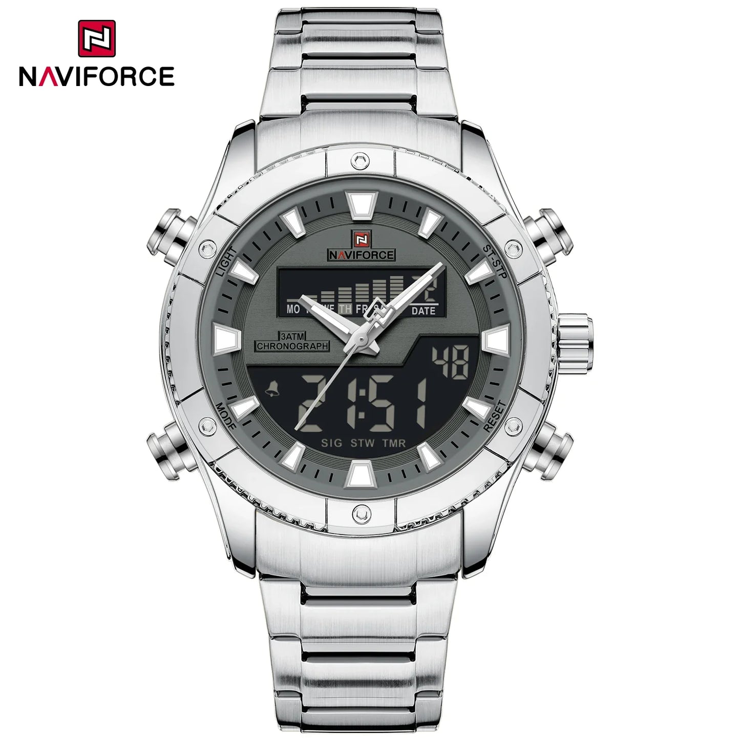 NAVIFORCE Watch 9259 Business Waterproof  Quartz Watch.