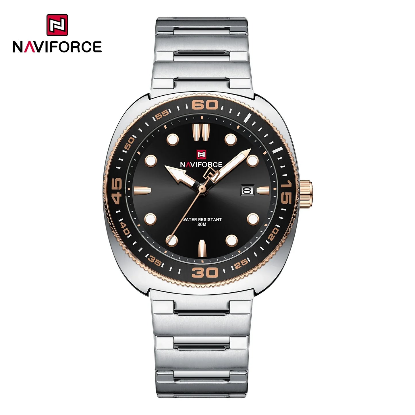NAVIFORCE Watch 9250 Business Waterproof  Quartz Watch.