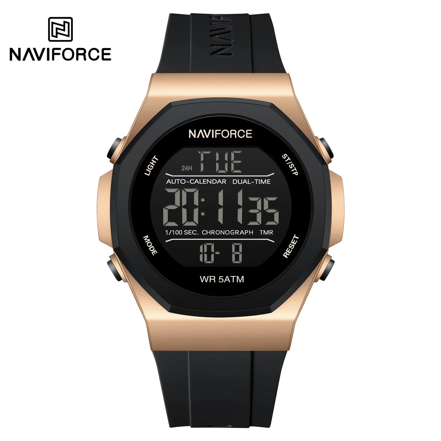 NAVIFORCE-7117-Waterproof electronic watch