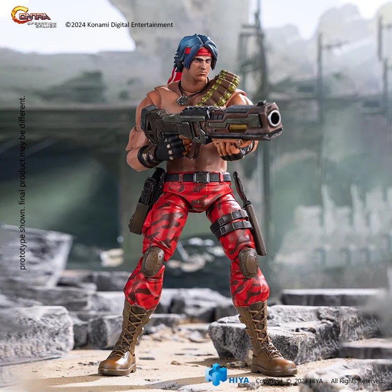 Contra Operation Galuga Bill Rizer & Lance Bean - Exquisite Basic Series 1/12 Scale Action Figure By HIYA Toys