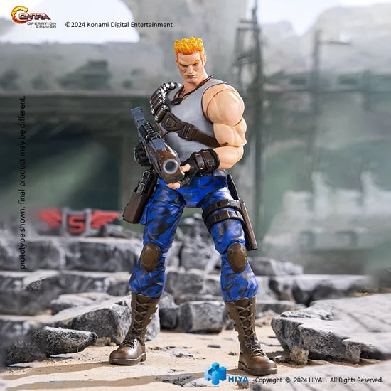 Contra Operation Galuga Bill Rizer & Lance Bean - Exquisite Basic Series 1/12 Scale Action Figure By HIYA Toys
