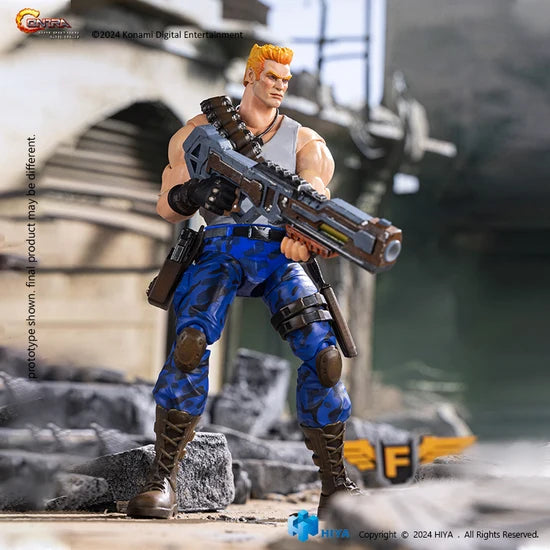 Contra Operation Galuga Bill Rizer & Lance Bean - Exquisite Basic Series 1/12 Scale Action Figure By HIYA Toys