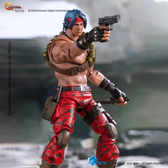Contra Operation Galuga Bill Rizer & Lance Bean - Exquisite Basic Series 1/12 Scale Action Figure By HIYA Toys