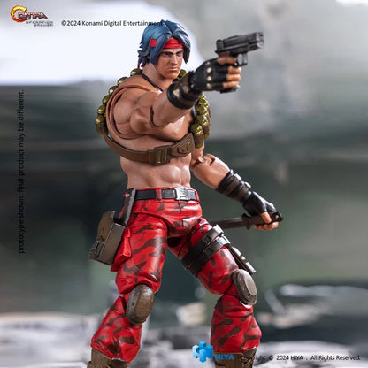 Contra Operation Galuga Bill Rizer & Lance Bean - Exquisite Basic Series 1/12 Scale Action Figure By HIYA Toys