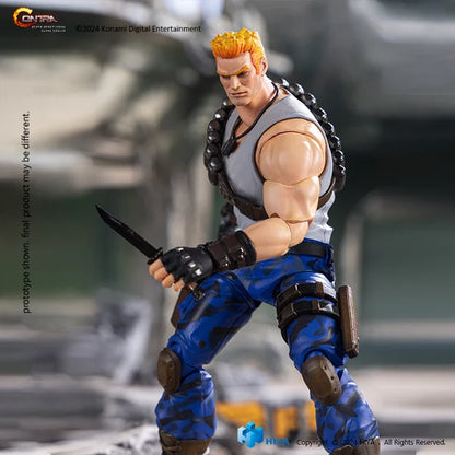 Contra Operation Galuga Bill Rizer & Lance Bean - Exquisite Basic Series 1/12 Scale Action Figure By HIYA Toys