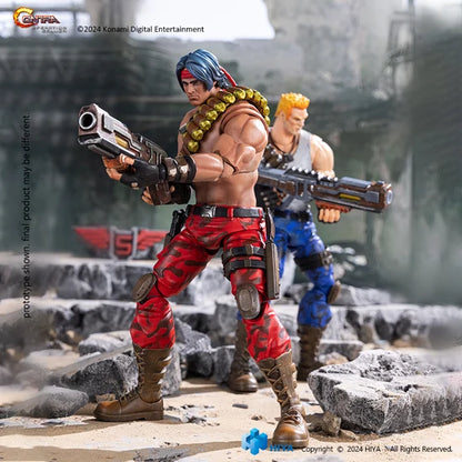 Contra Operation Galuga Bill Rizer & Lance Bean - Exquisite Basic Series 1/12 Scale Action Figure By HIYA Toys