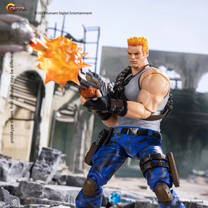 Contra Operation Galuga Bill Rizer & Lance Bean - Exquisite Basic Series 1/12 Scale Action Figure By HIYA Toys