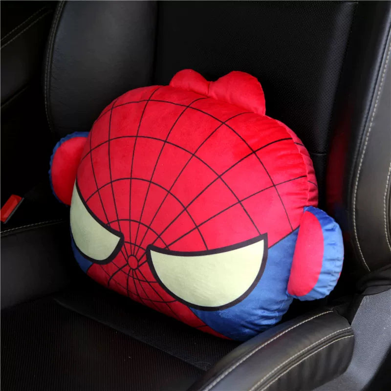 Car Headrest & Waist Support- Cute Cartoon Character Styling