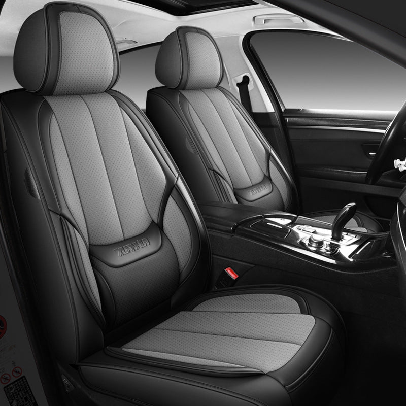 Car Seat Cushion - Sports Full Leather -Five-Seater Deluxe Edition