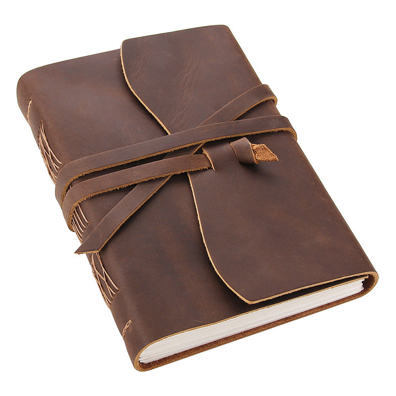 Crazy Horse Leather Traveler's Diary (8.5 * 11cm/10.5 * 13cm)