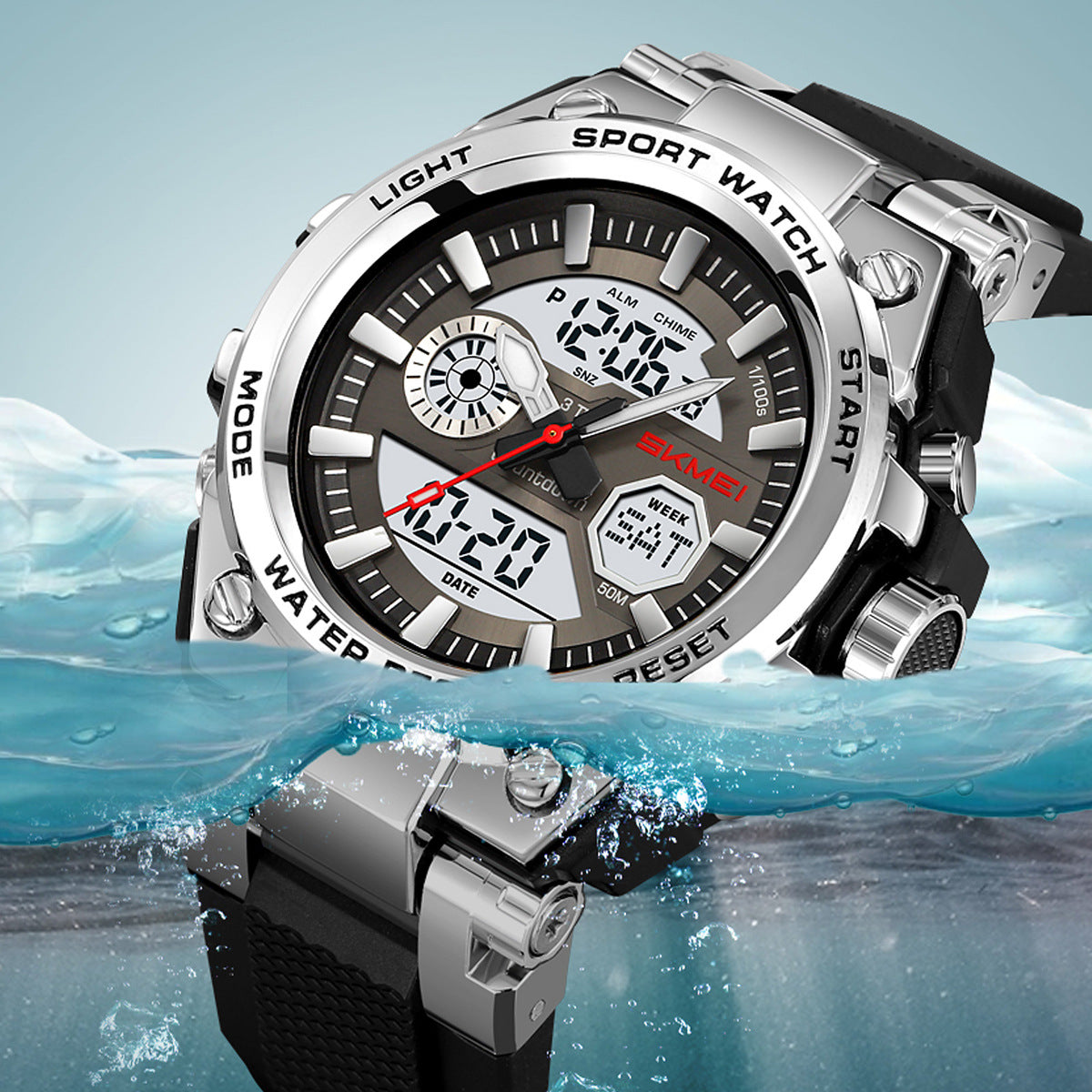 SKMEI - Waterproof Digital Sports Watch for Men - Outdoor Adventure Style-2417