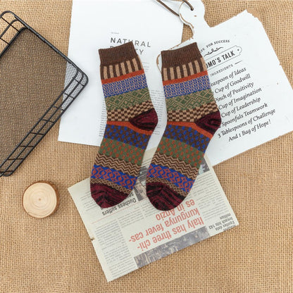 Autumn and winter men's thickened wool socks