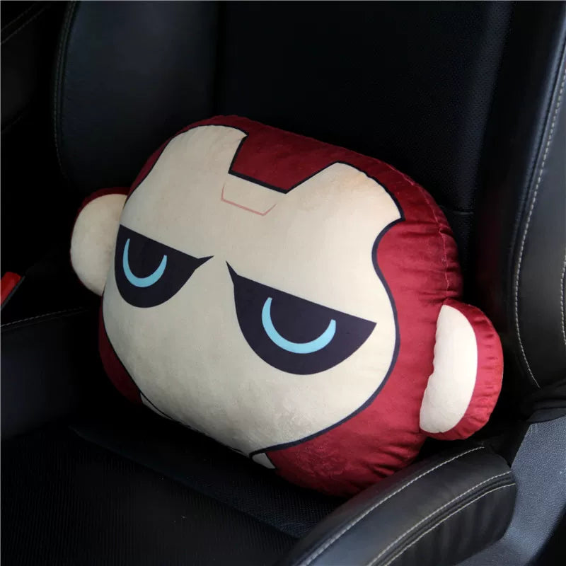 Car Headrest & Waist Support- Cute Cartoon Character Styling