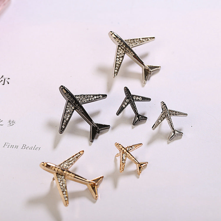 Biplane Travel Enamel Pin for Backpacks  by CAVE