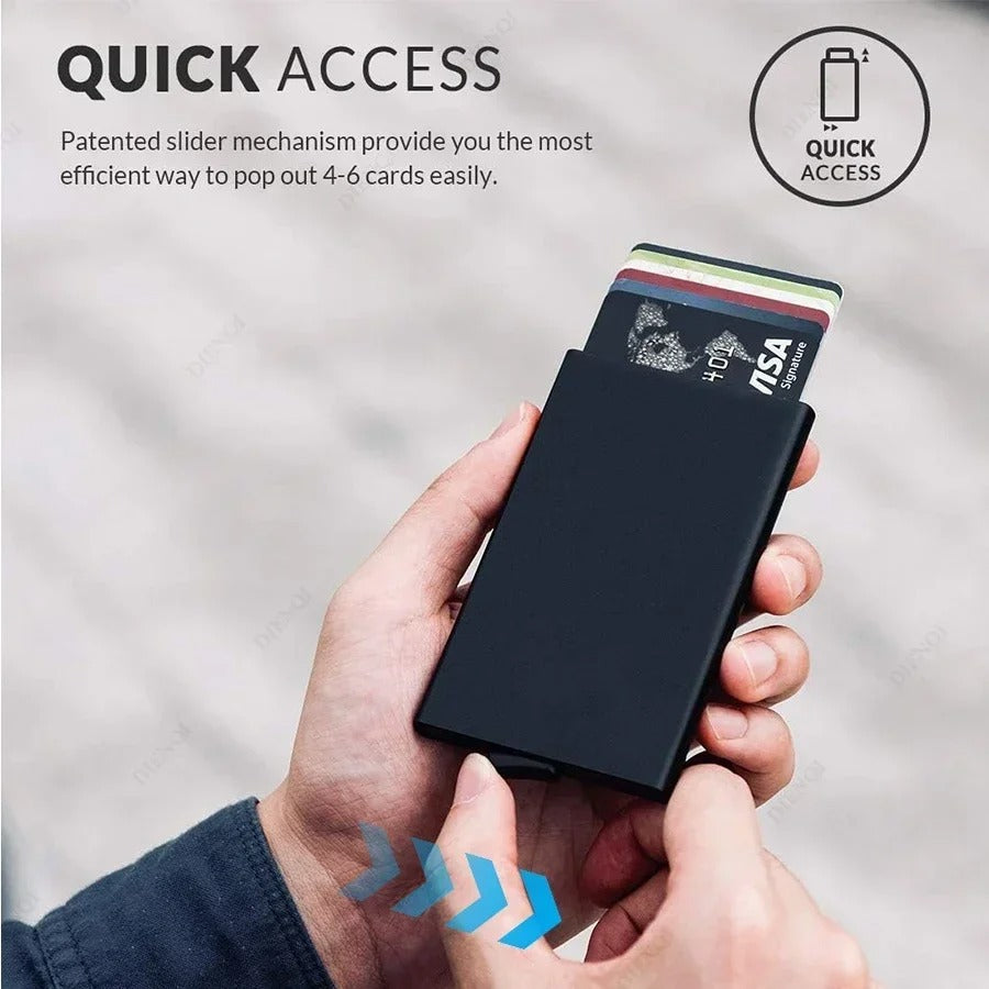 RFID Blocking Slim Lightweight Multi-Functional Card Holder
