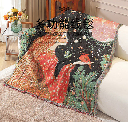 Home Decor Tapestry- Queen in Red