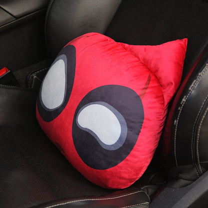 Car Headrest & Waist Support- Cute Cartoon Character Styling