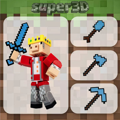 Pixel Worlds-J.J. Maggie Movable Model（13cm）