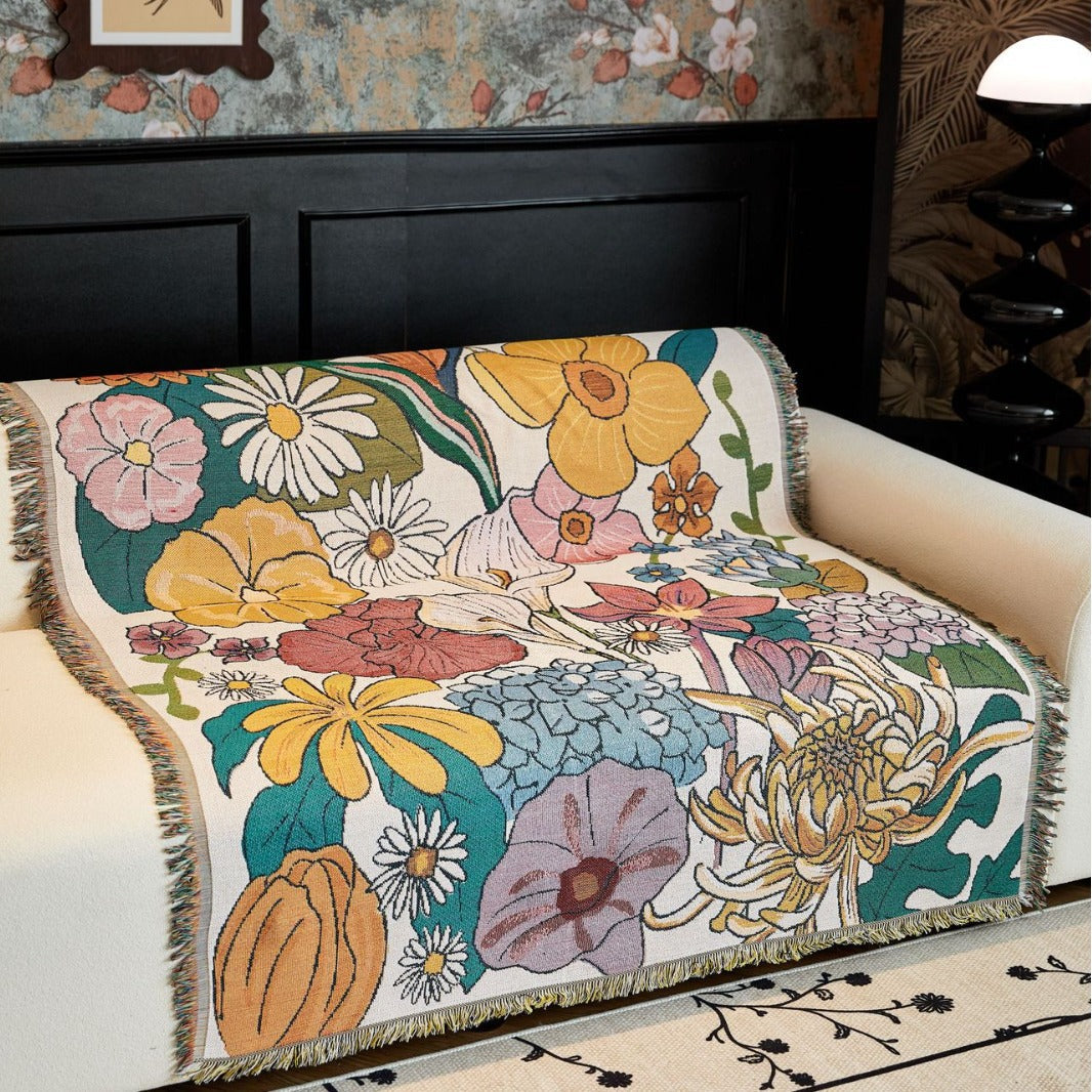Home Decor Blanket-Floral Cluster