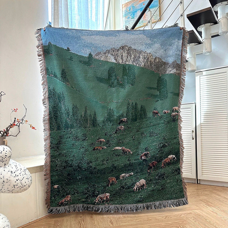 Home Decor Tapestry-Pasture