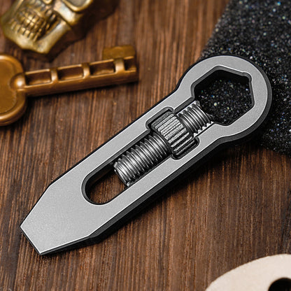 Multi-Functional Tools-Wrench keychain necklace