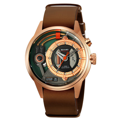 SKMEI-Fashion Business Men's Waterproof Quartz Watch-2333