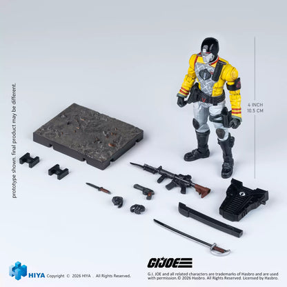 G.I.Joe Crimson Guard Python Patrol Version - HIYA Exquisite Mini Series 1/18 Scale Action Figure