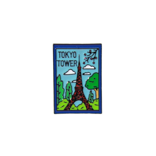 Gramophone Travel Enamel Pin for Backpacks  by CAVE