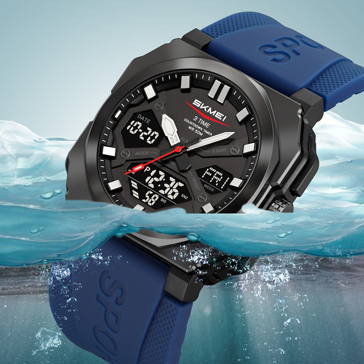 SKMEI - Waterproof Digital Sports Watch for Men - Outdoor Adventure Style-2418