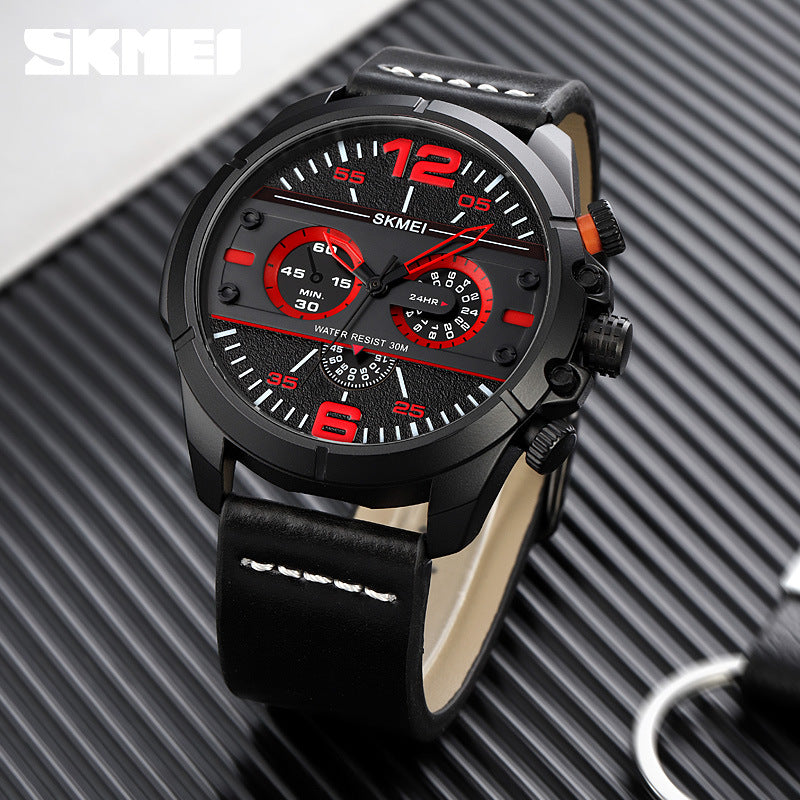SKMEI-Fashion Business Men's Waterproof Quartz Watch-1846