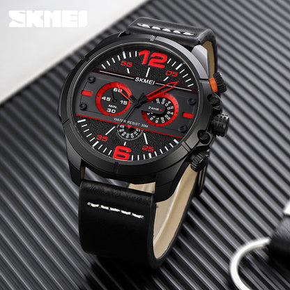 SKMEI-Fashion Business Men's Waterproof Quartz Watch-1846