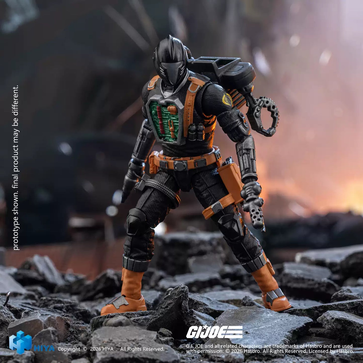 G.I.Joe B.A.T. Action Figure - HIYA Exquisite Mini Series 1/18 Action Figure