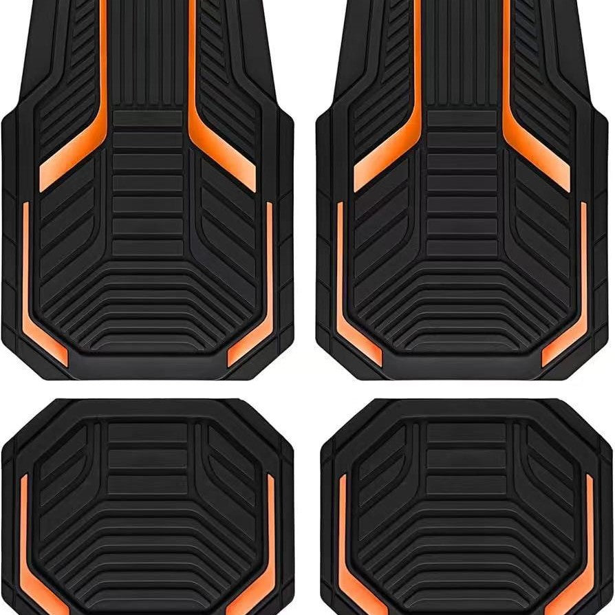 Car Floor Mats - 4-Piece Set (Easy to Maintain)