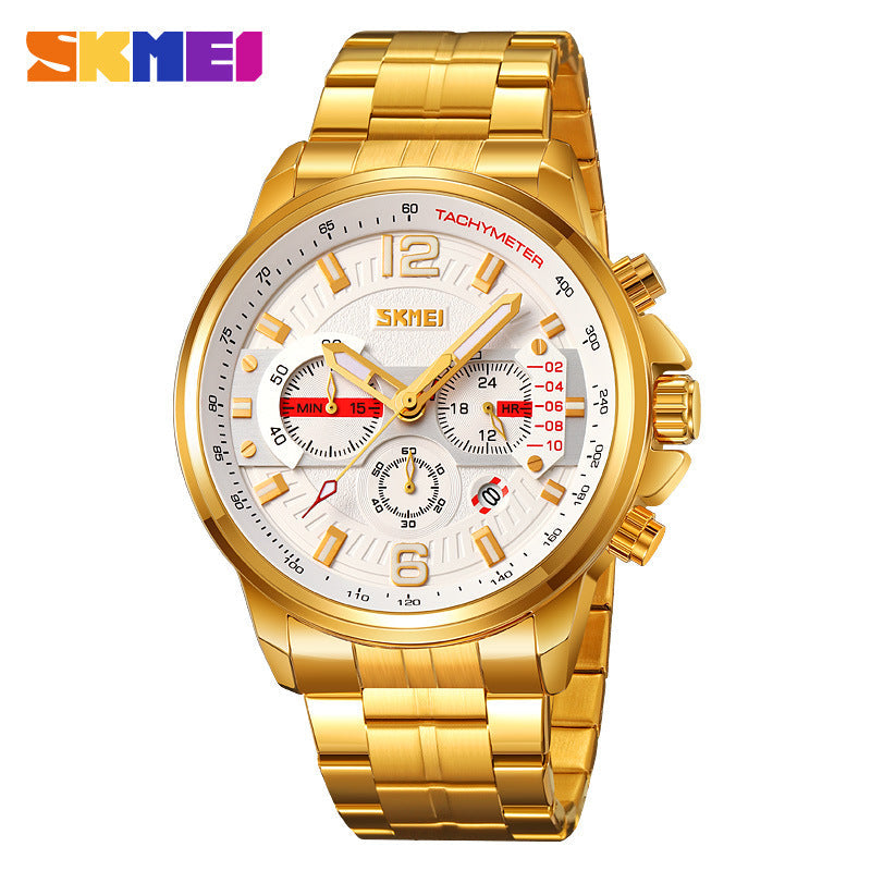 SKMEI-Fashion Business Men's Waterproof Quartz Watch-9332