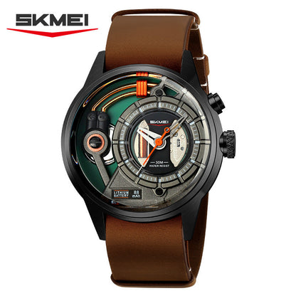 SKMEI-Fashion Business Men's Waterproof Quartz Watch-2333