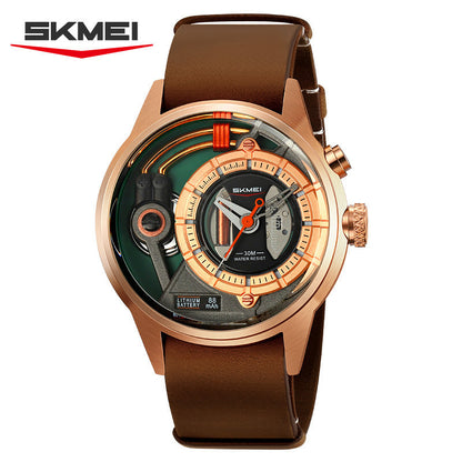 SKMEI-Fashion Business Men's Waterproof Quartz Watch-2333