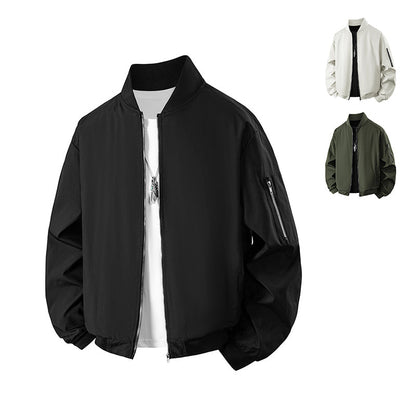 Waterproof Bomber Jacket- Black