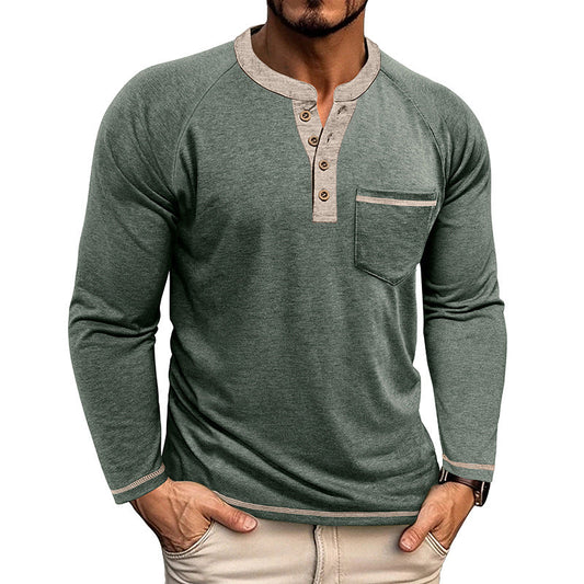 Autumn and Winter Men's Long Sleeve