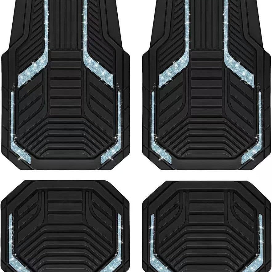 Car Floor Mats - 4-Piece Set (Easy to Maintain)