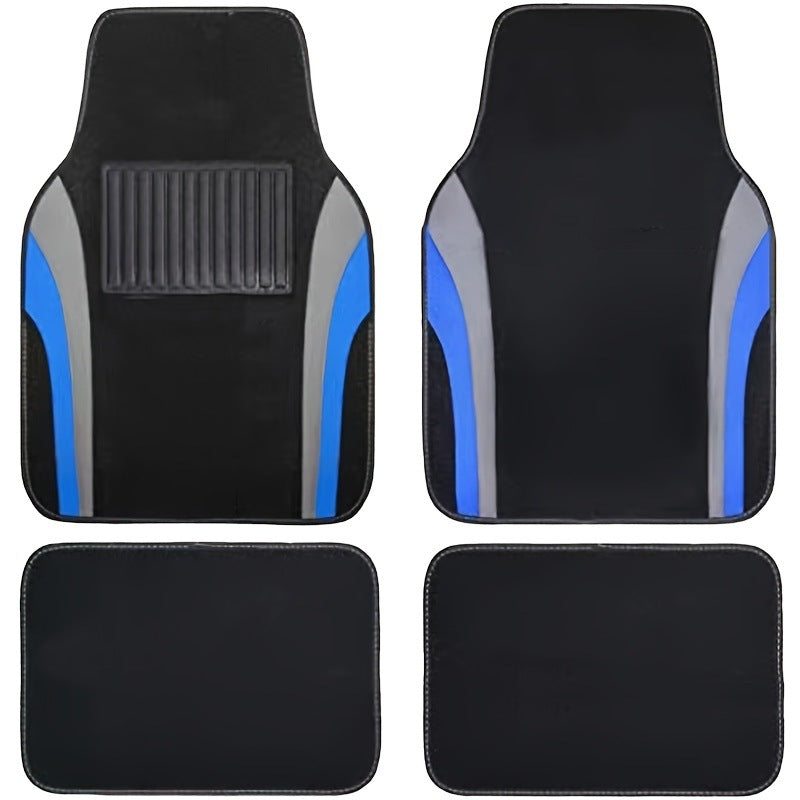 Car Floor Mats - 4-Piece Set (Plush Velvet)