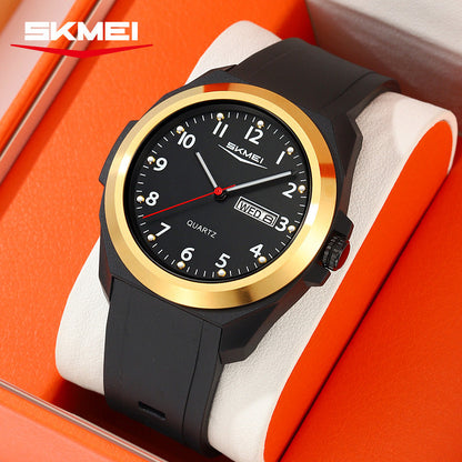 SKMEI-Fashion Business Men's Waterproof Quartz Watch-2472