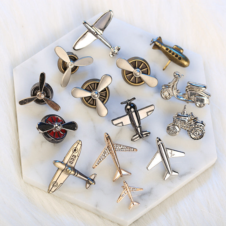 Biplane Travel Enamel Pin for Backpacks  by CAVE