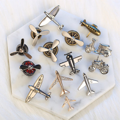 Biplane Travel Enamel Pin for Backpacks  by CAVE