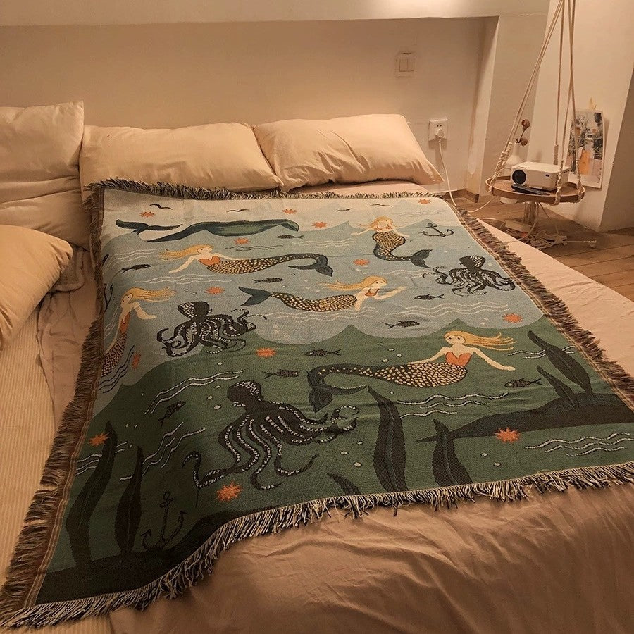 Home Decor Blanket-Mermaid
