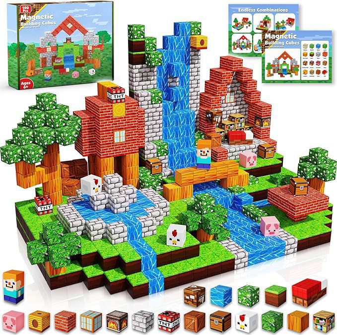 PIXEL CUBE Magnetic-[Animal Home] 100pcs