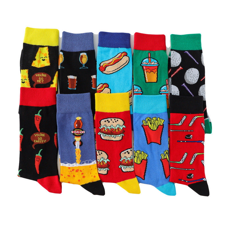 Trendy Men - Burger Fries Socks