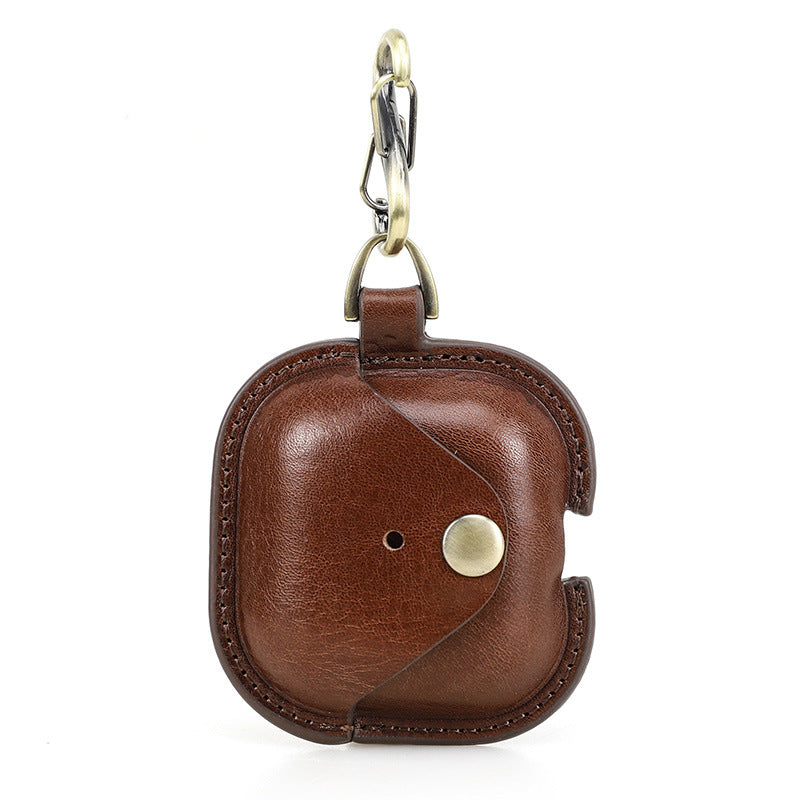 Cowhide earphone cover-airpods4