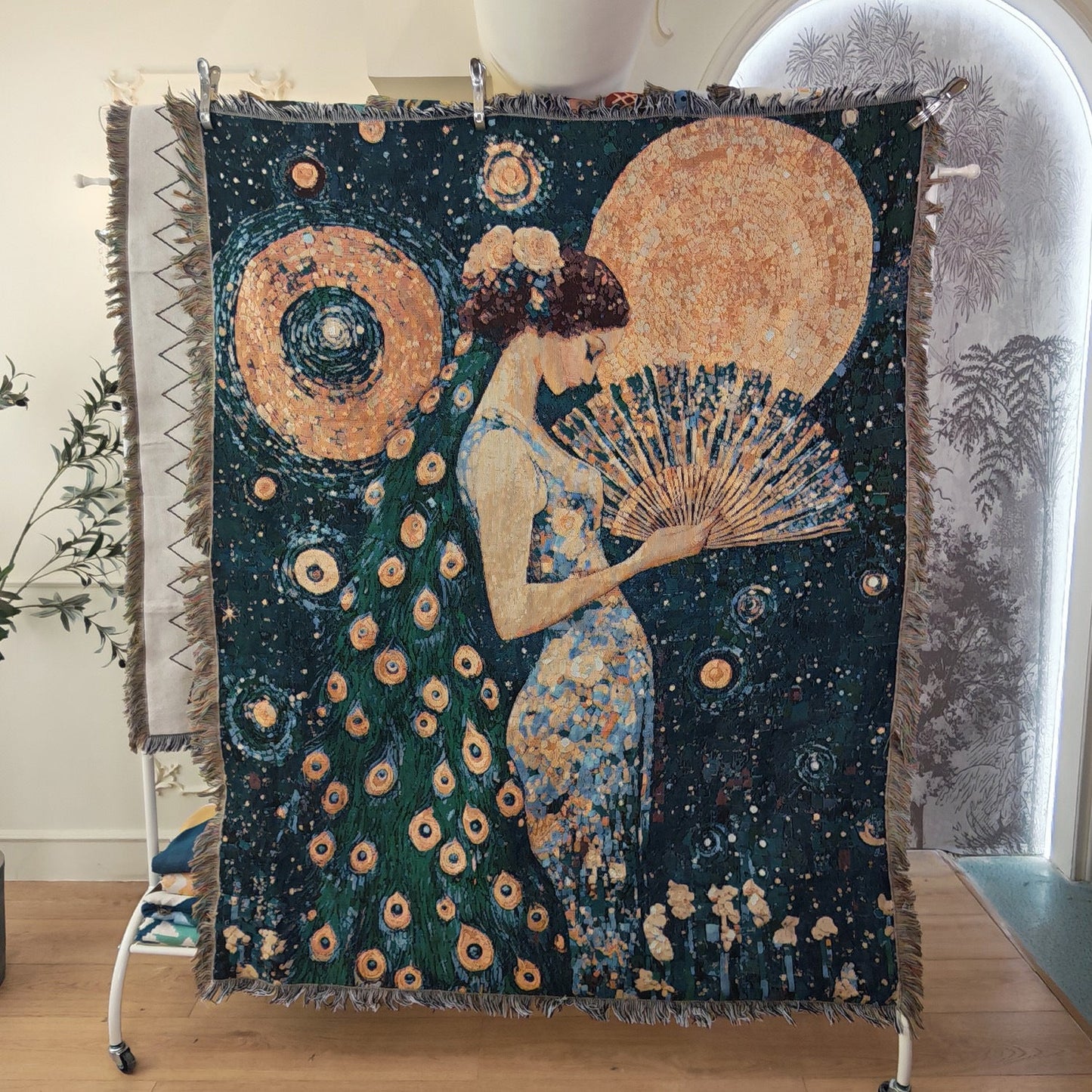 Home Decor Tapestry- Peacock Princess