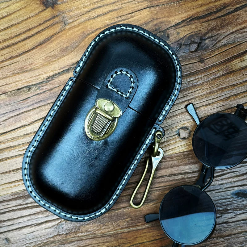 PU leather anti-drop and anti-pressure glasses case